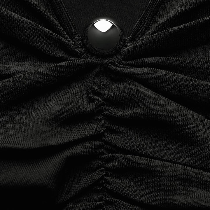 Moudda ZARA - Haut épaules dénudées, détail boule métallique - Tunisie 3