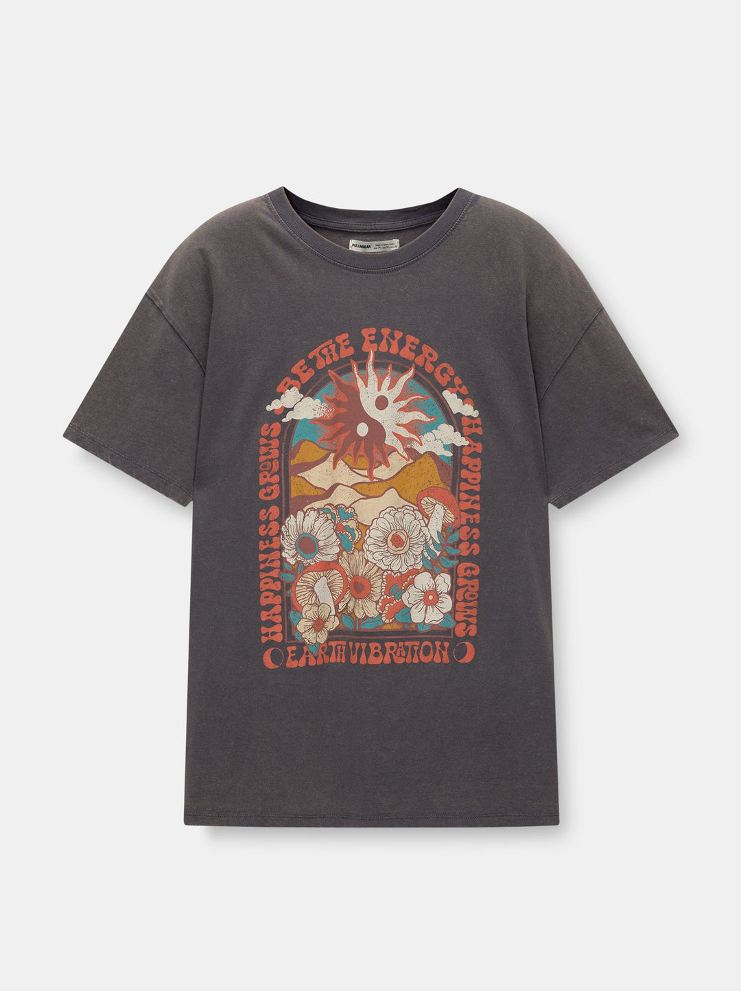 Moudda PULL & BEAR - Body Graphique Ésotérique Lavé - Tunisie 2