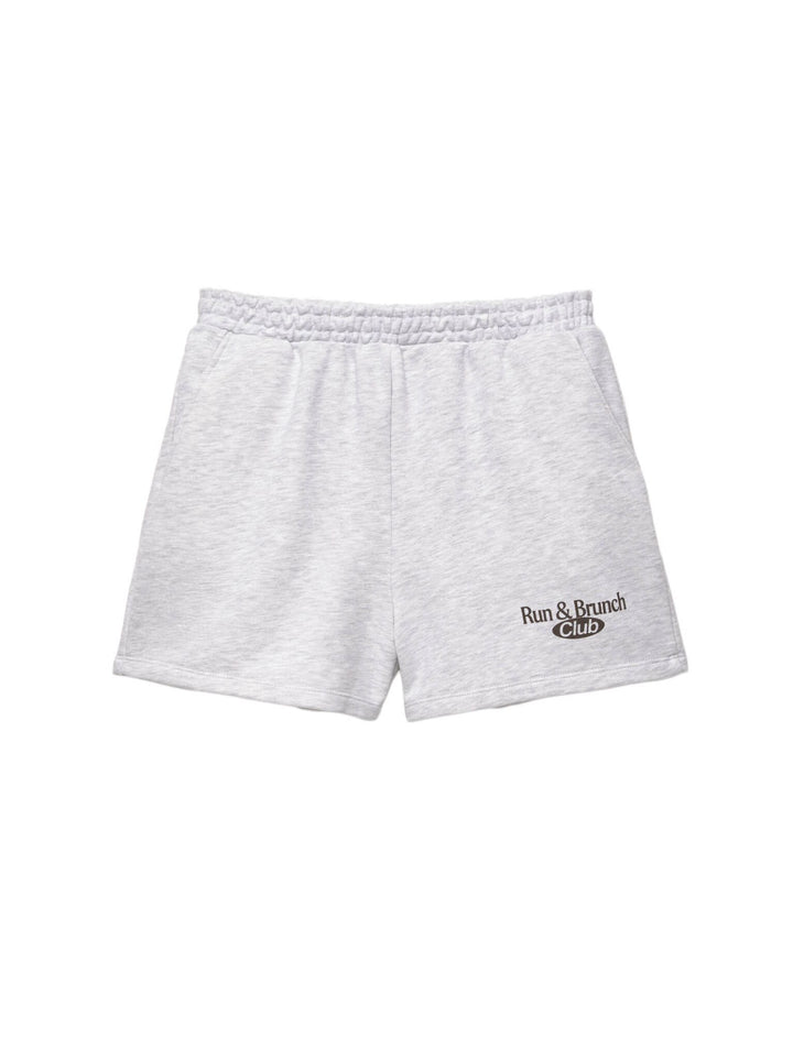 Moudda PULL & BEAR - Short Graphique - Running Gris - Tunisie 1