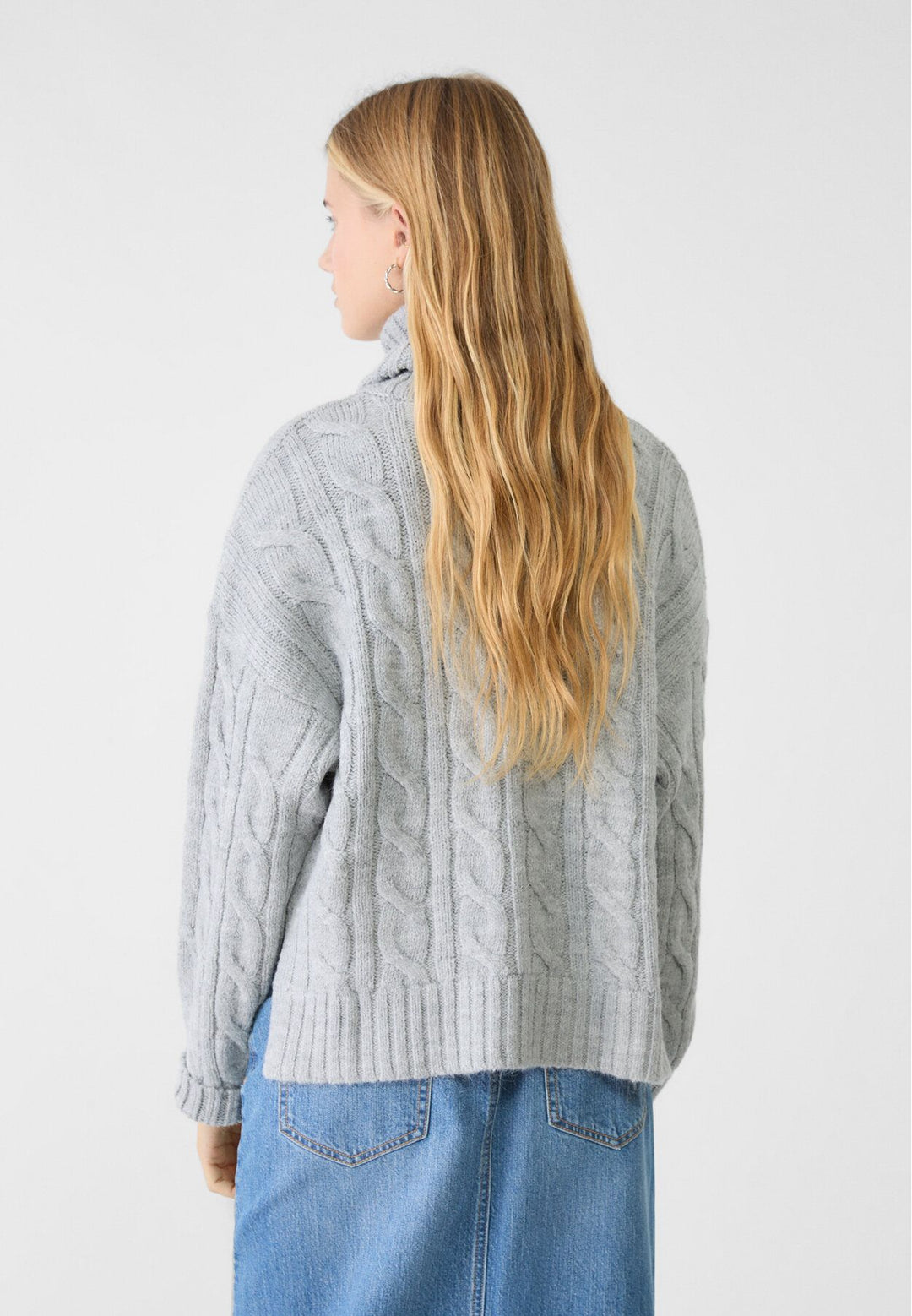 Moudda STRADIVARIUS - Pull Col Cygne à Tresses avec Ouverture Latérale - Tunisie 5