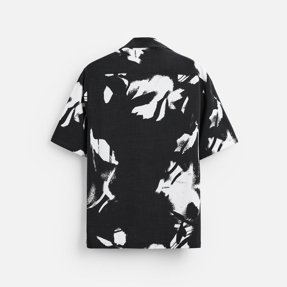 Moudda ZARA - Chemise Super Stretch - Abstrait Noir - Tunisie 2