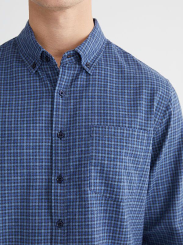 Moudda LC Waikiki - Chemise à carreaux manches longues en tissu - Tunisie 3