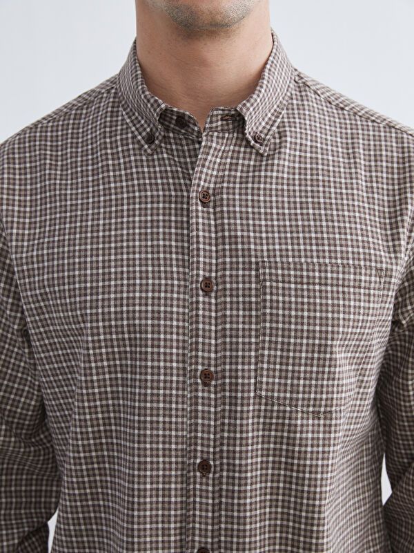 Moudda LC Waikiki - Chemise à carreaux manches longues en tissu - Tunisie 3