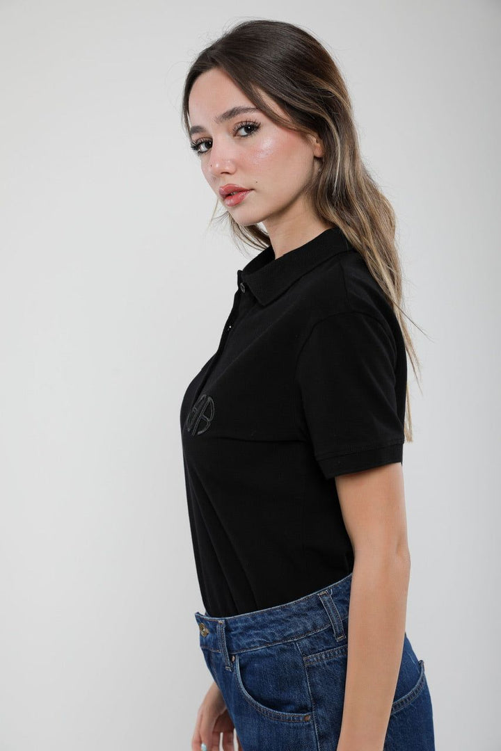 Moudda Billiorich - Polo Femme Slim Fit en Piqué de Coton - Tunisie 3