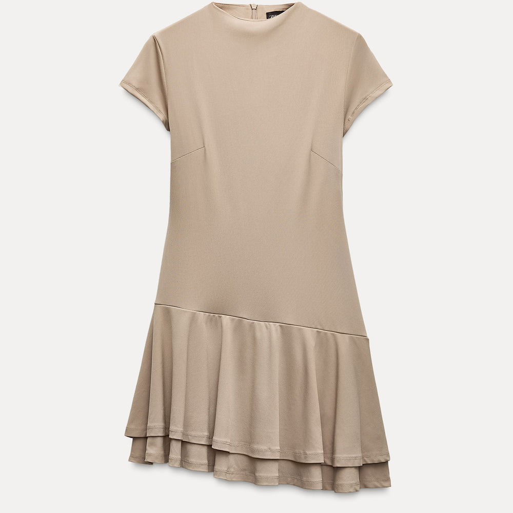 Moudda ZARA - Robe/combinaison courte maille manches courtes capes volants - Tunisie 2