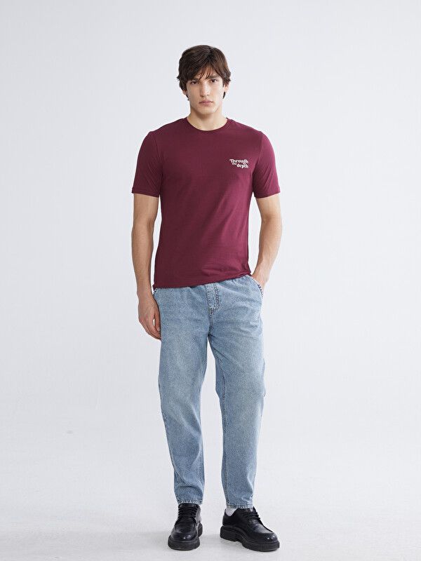 Moudda LC Waikiki - Jean basique en denim pour Homme couleur Bleu indigo clair rodé - Tunisie 1