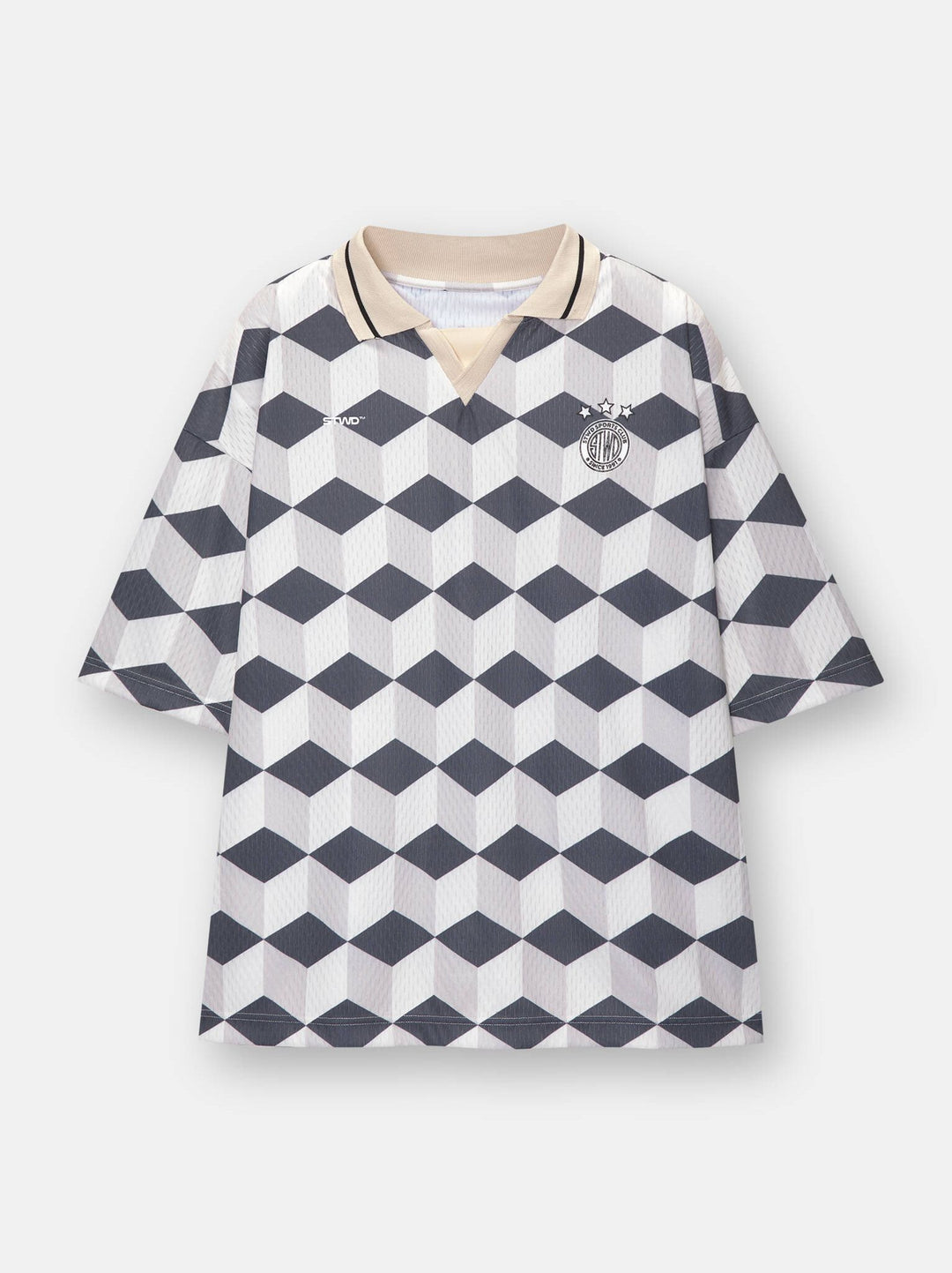 Moudda PULL & BEAR - T-Shirt Football Demi-Manches Géométrique STWD - Tunisie 8