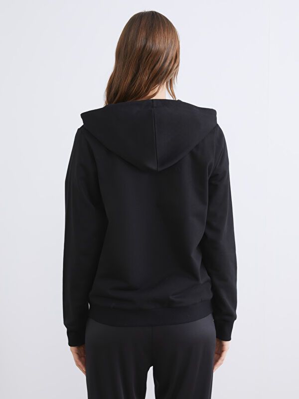 Moudda LC Waikiki - Cardigan en jersey couleur Noir pour femmes - Tunisie 4