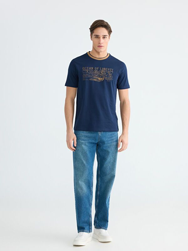 Moudda LC Waikiki - T-shirt imprimé manches courtes en jersey pour Homme - Tunisie 2