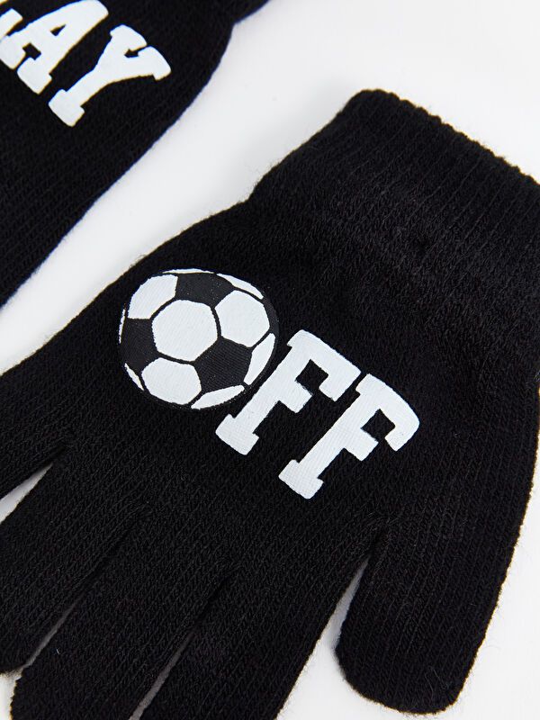 Moudda LC Waikiki - Gants tricot Garçon Noir - Tunisie 2