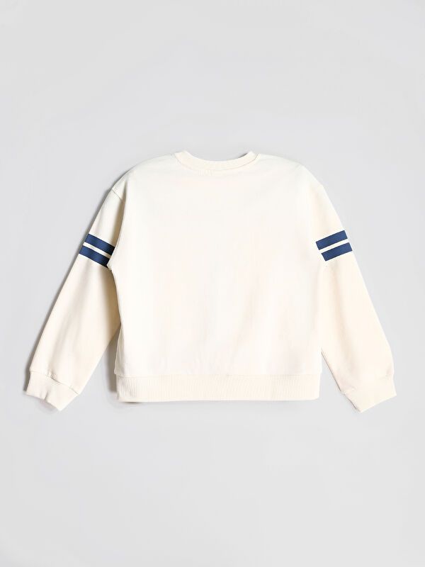 Moudda LC Waikiki - Sweatshirt en jersey Fille Ecru - Tunisie 2