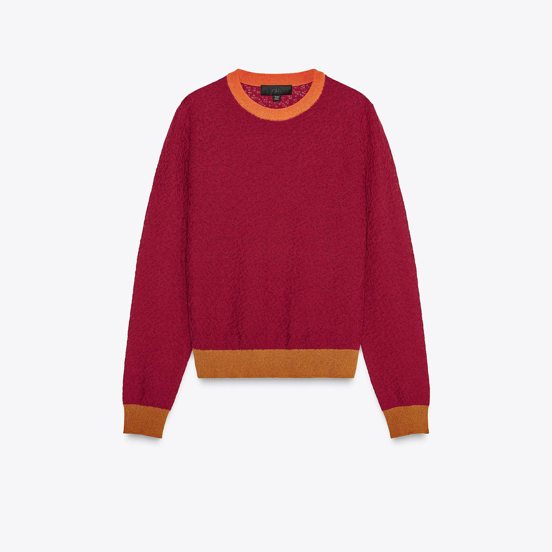 Moudda ZARA - Pull - Color Block & Manches Longues - Tunisie 1