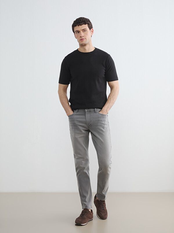 Moudda LC Waikiki - Jean basique en denim pour Homme couleur Rodeo gris - Tunisie 1