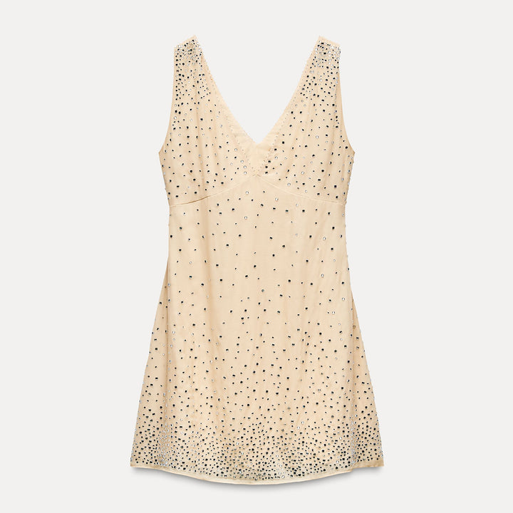 Moudda ZARA - Robe col en V fantaisie strass - Tunisie 1