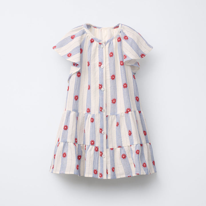 Moudda ZARA - Robe Enfant Jacquard Fleurs - Collection Bandana - Tunisie 1