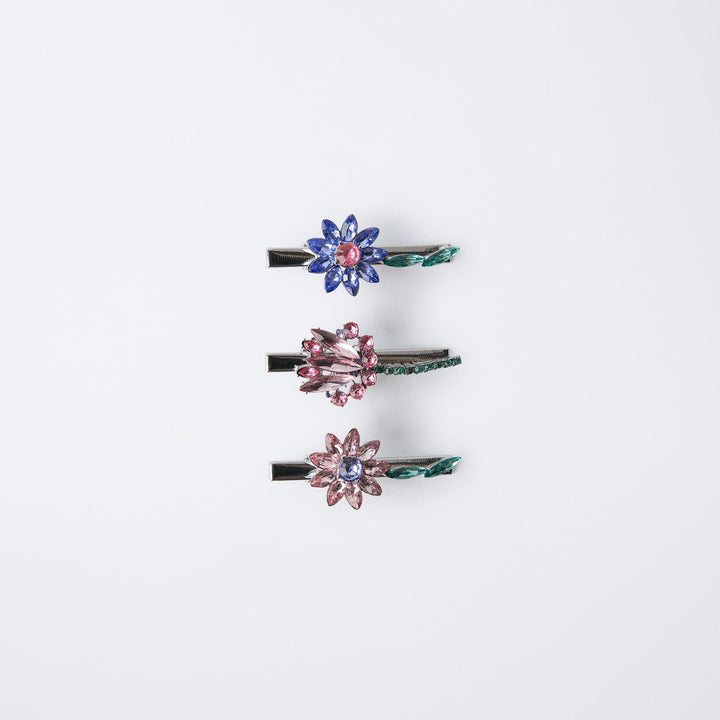 Moudda ZARA - Pack 3 Clips - Fleurs Cristal - Tunisie 1