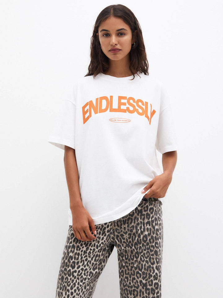 Moudda PULL & BEAR - Body Graphique Base Blanche - Tunisie 4