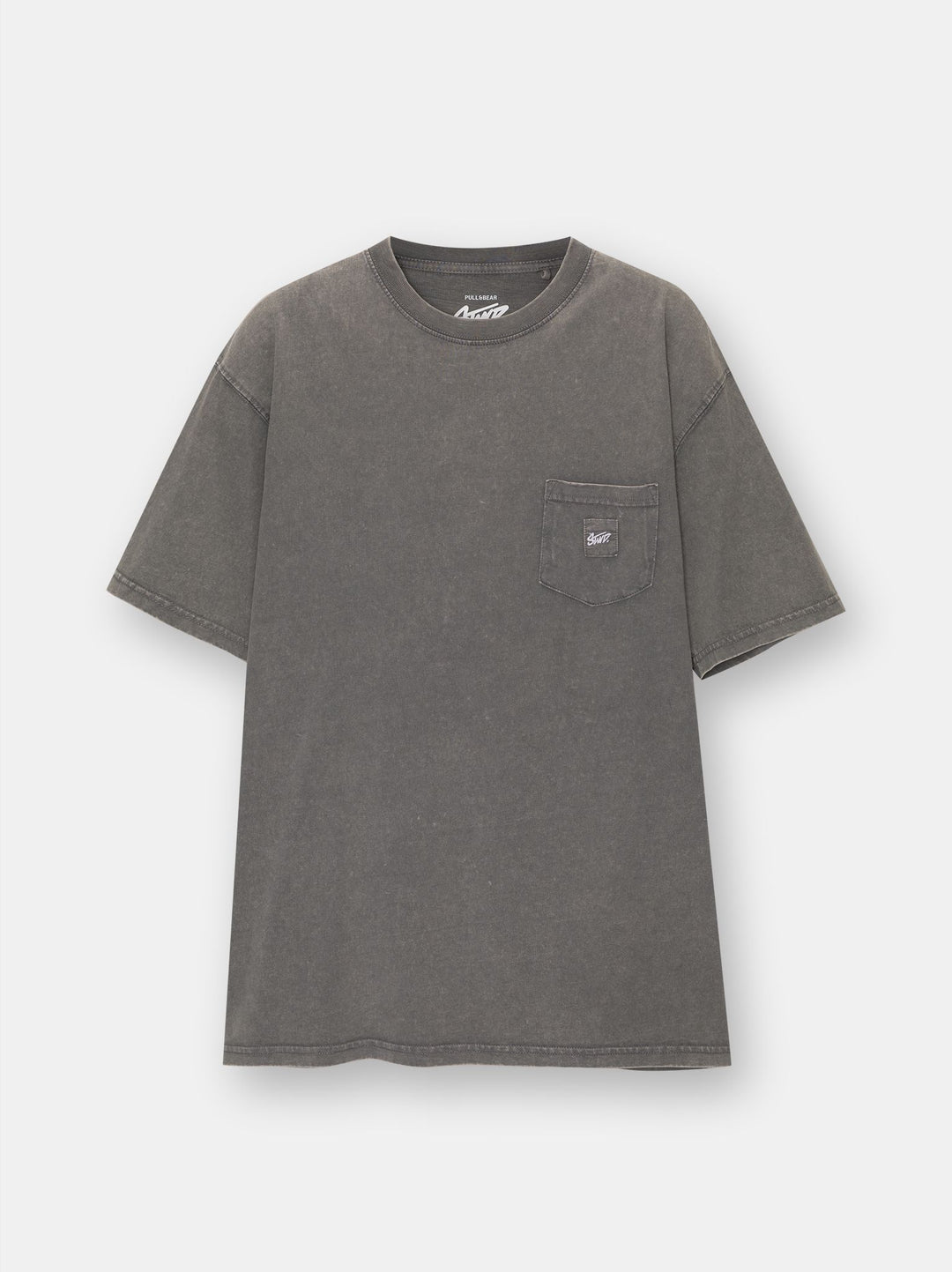 Moudda PULL & BEAR - T-Shirt Demi-Manches Poche STWD Teinture Garment - Tunisie 3