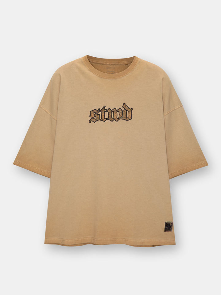 Moudda PULL & BEAR - T-Shirt Lavé Applique Brodé Paisly STWD - Tunisie 3