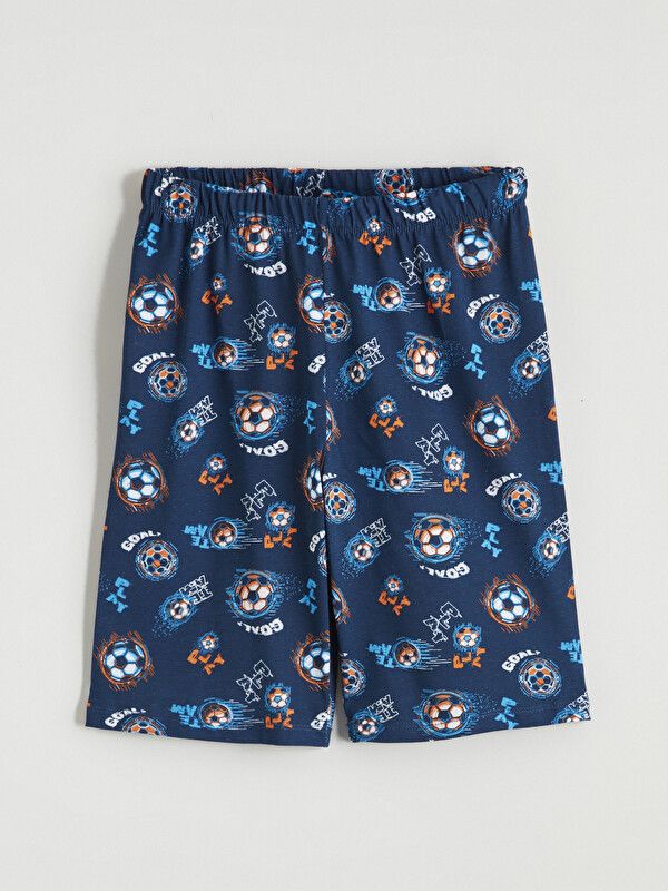 Moudda LC Waikiki - Bas de pyjama en jersey pour Garçon couleur Bleu marine imprimé - Tunisie 5