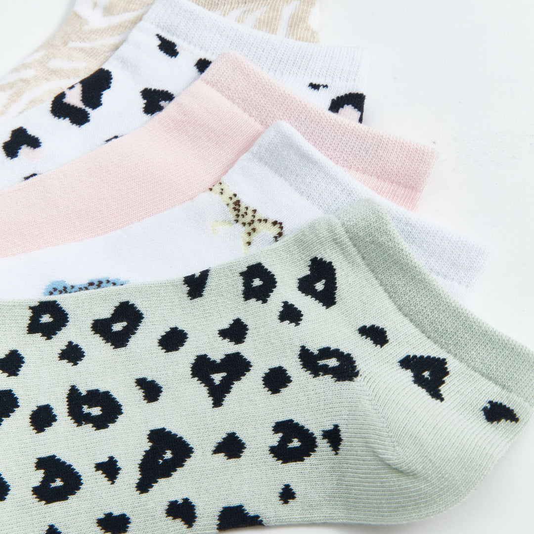 Moudda LC Waikiki - Chaussettes pour sneakers Femme Bleu aqua pâle - Tunisie 3