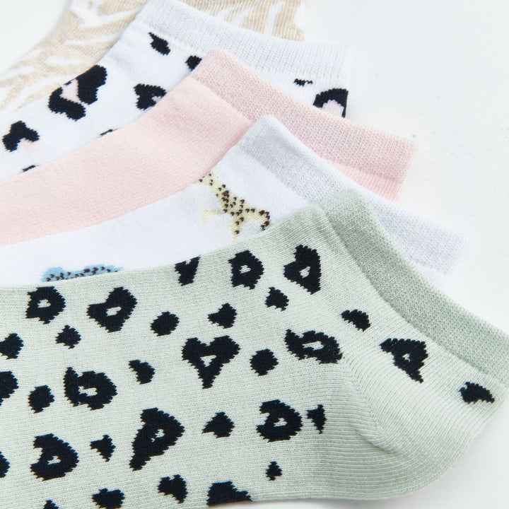 Moudda LC Waikiki - Chaussettes pour sneakers Femme Bleu aqua pâle - Tunisie 3