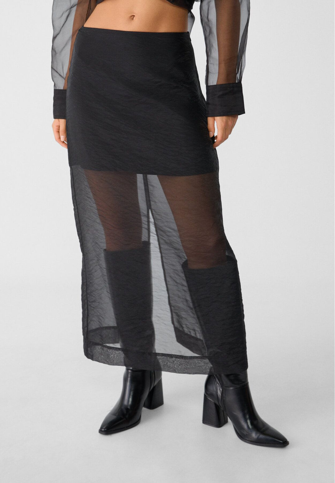 Moudda STRADIVARIUS - Jupe Midi en Organza - Tunisie 3