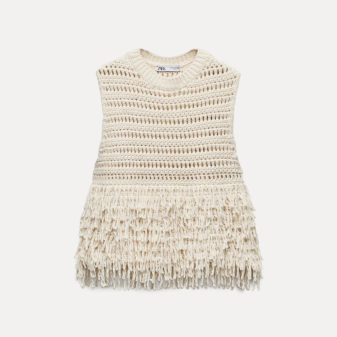 Moudda ZARA - Gilet franges - Tunisie 2
