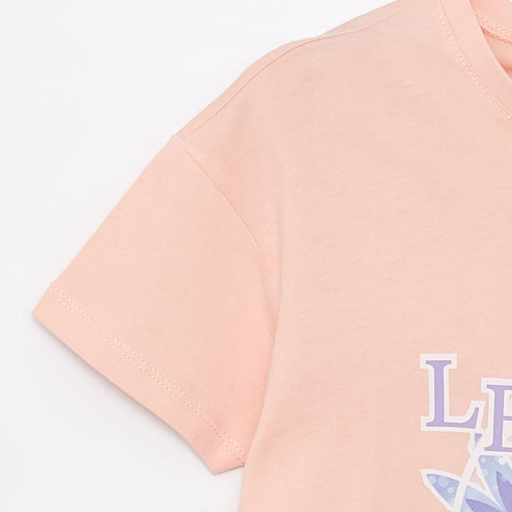 Moudda LC Waikiki - Chemise de nuit manches courtes Fille Pêche - Tunisie 3