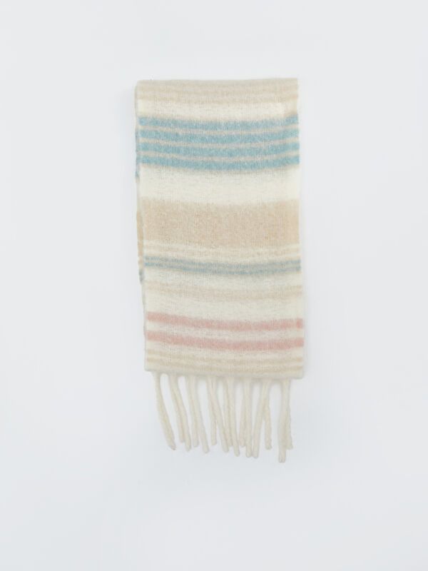 Moudda LC Waikiki - Écharpe Femme Ecru rayé - Tunisie 2