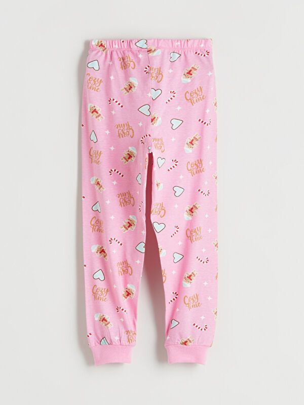 Moudda LC Waikiki - Sous-vêtement jersey pyjama manches longues milieu pour Filles - Tunisie 5