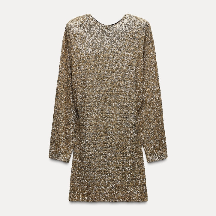 Moudda ZARA - Robe courte pailletée, décolleté dos - Tunisie 2