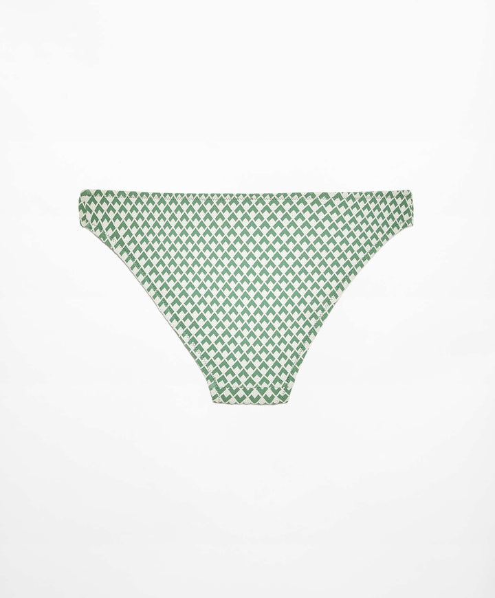 Moudda Oysho - Culotte Classique Jacquard Géométrique Vert - Tunisie 1