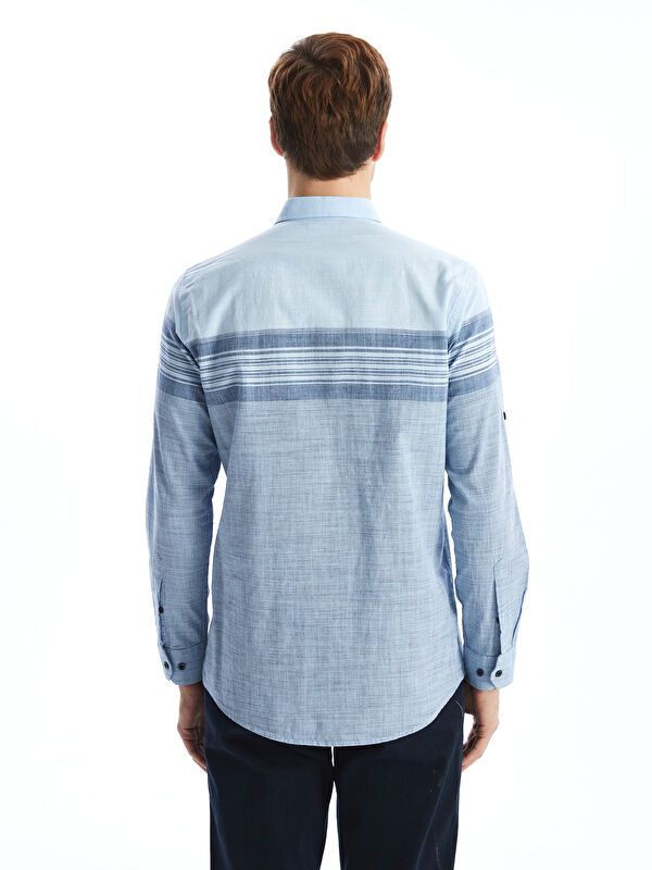 Moudda LC Waikiki - Chemise manches longues en tissu pour Homme - Tunisie 4