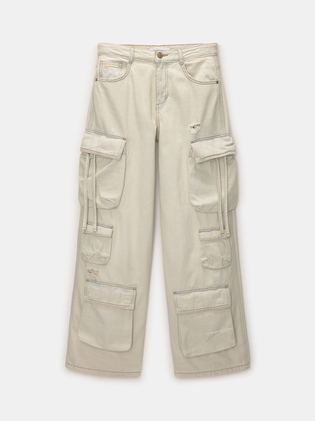 Moudda PULL & BEAR - Cargo Multi-Poches Jambe Large - Tunisie 1