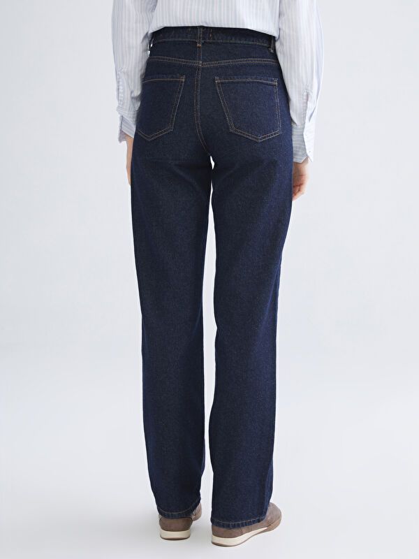 Moudda LC Waikiki - Pantalon jean tissé basique Femme Rodéo noir - Tunisie 4