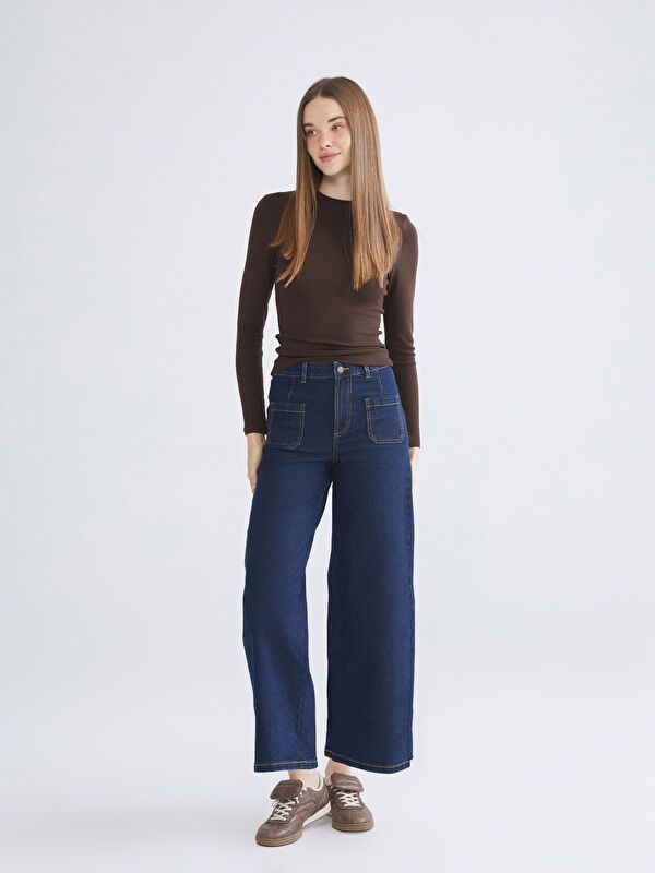 Moudda LC Waikiki - pantalon en jean tissé pour Femmes - Tunisie 1