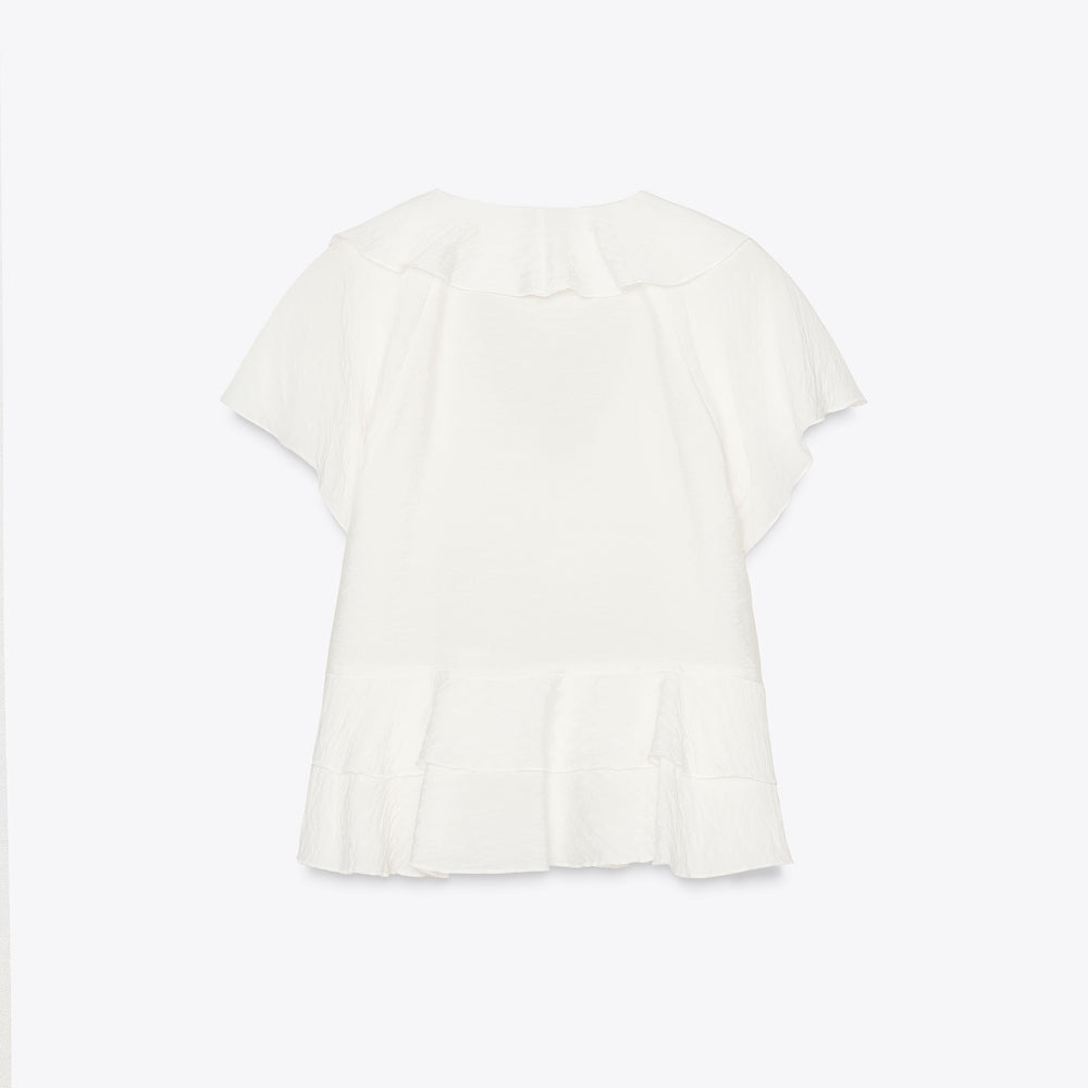 Moudda ZARA - Blouse Volants - Manches Courtes - Tunisie 2