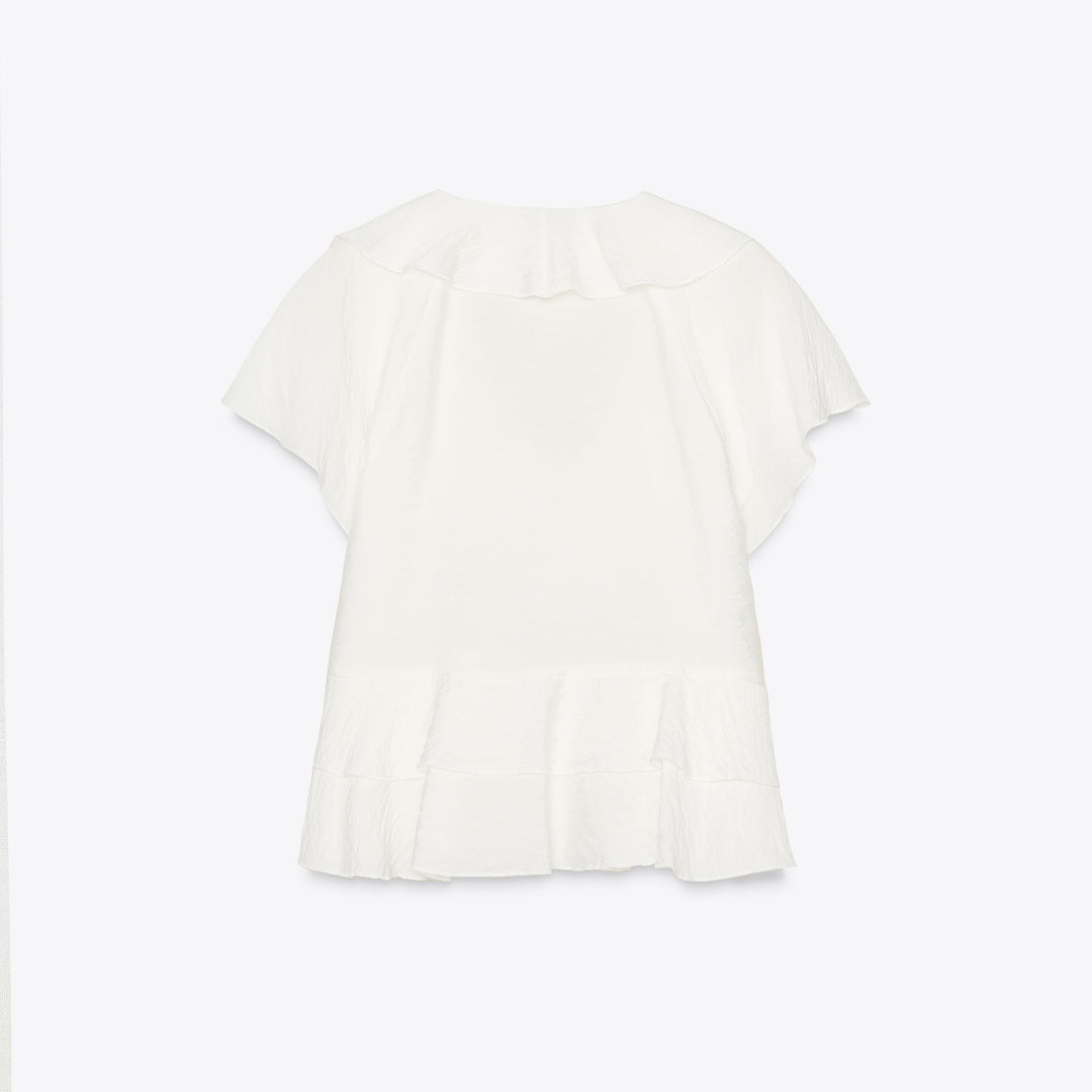 Moudda ZARA - Blouse Volants - Manches Courtes - Tunisie 2