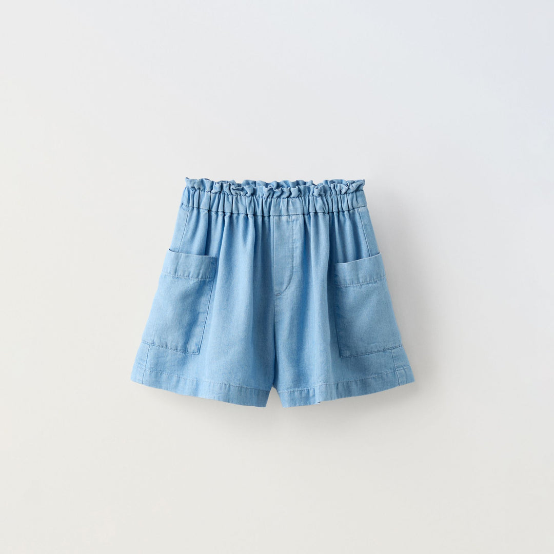 Moudda ZARA - Short jean chambray tropicaux - Tunisie 1