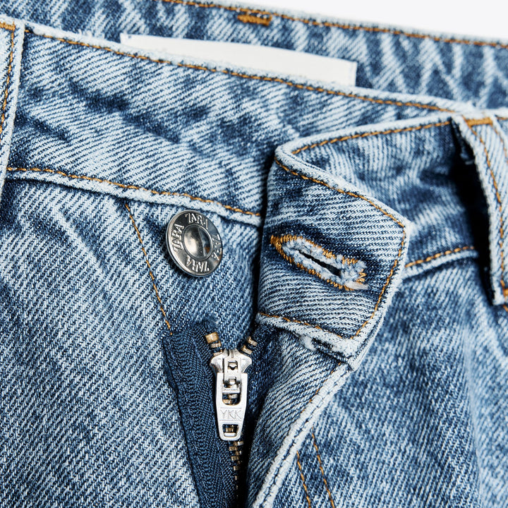 Moudda ZARA - Denim - Taille Haute & Ceinture Croisée - Tunisie 3