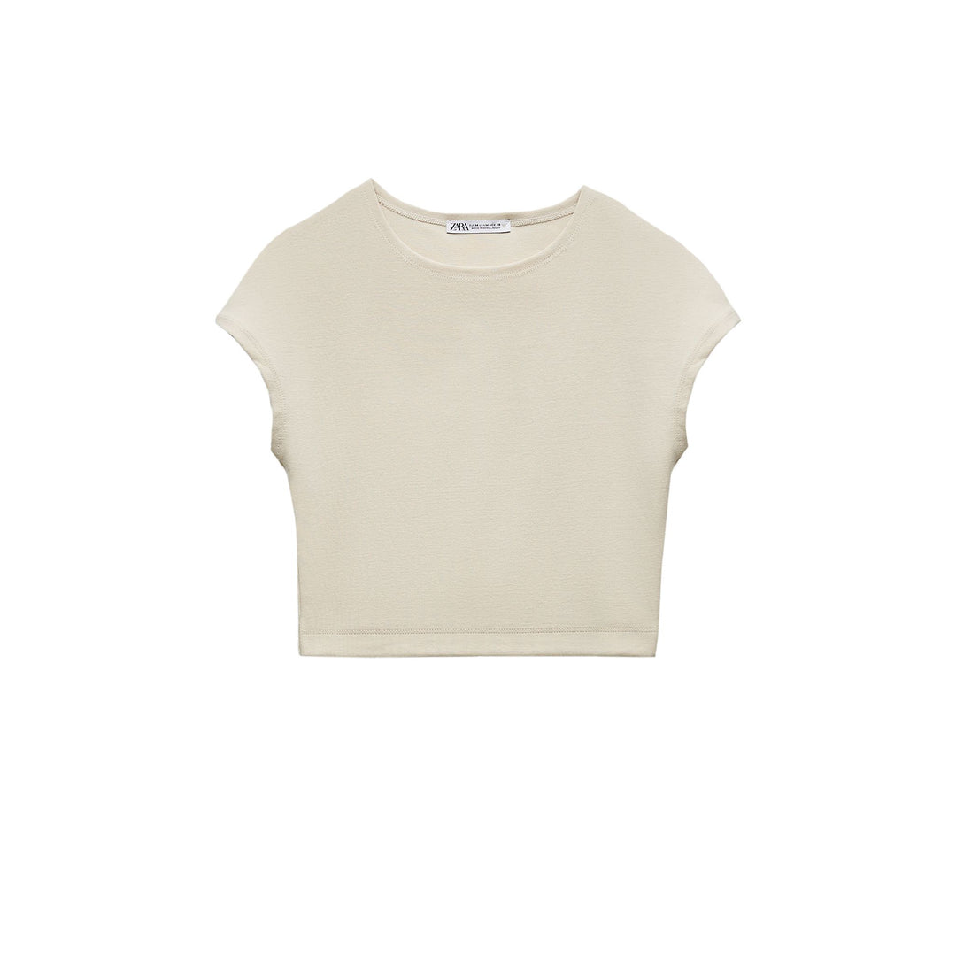 Moudda ZARA - T-shirt Coton et Modal Manches Japonaises - Tunisie 3
