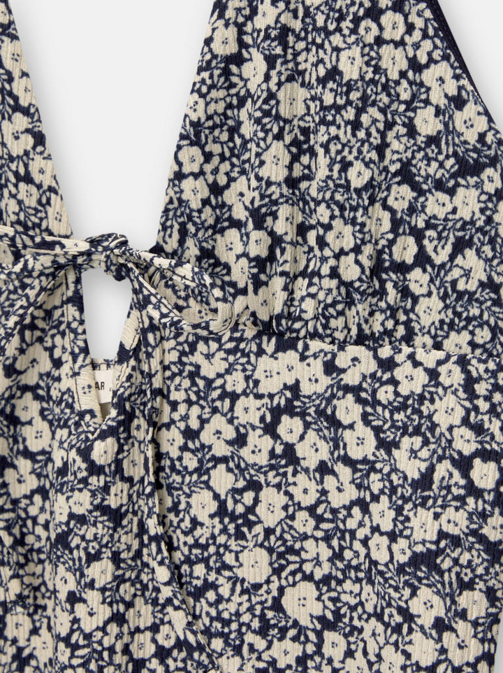 Moudda PULL & BEAR - Robe Midi Fleur Halter Nœud - Tunisie 4
