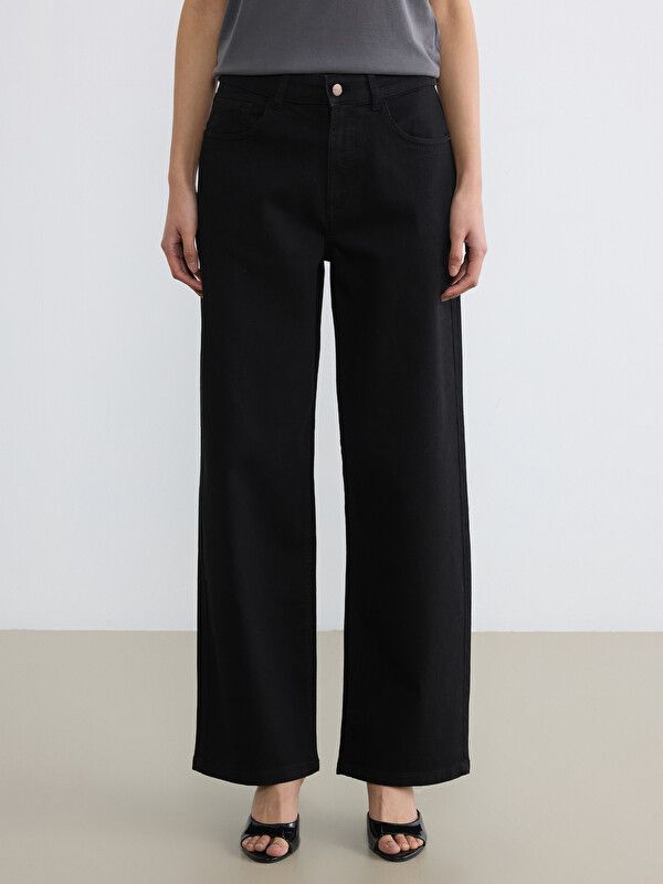 Moudda LC Waikiki - Jean basique en denim pour Femme couleur Rodeo noir - Tunisie 2