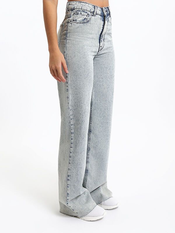 Moudda LC Waikiki - pantalon tissé en jean pour Femmes - Tunisie 4