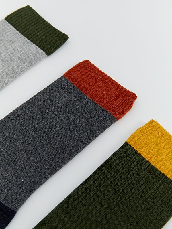 Moudda LC Waikiki - Chaussettes courtes Homme Fil mélangé teint - Tunisie 2