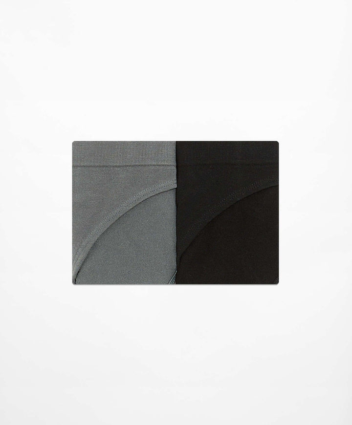Moudda Oysho - Culotte 2D Sans Coutures Modal Logo Noir/Anthracite - Tunisie 3