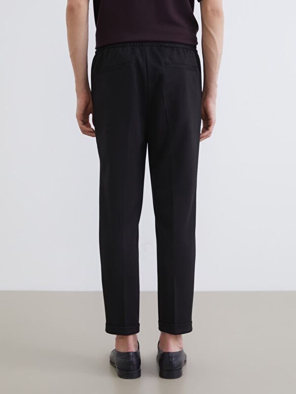Moudda LC Waikiki - Pantalon mi-saison en tissu pour Homme couleur Noir - Tunisie 4