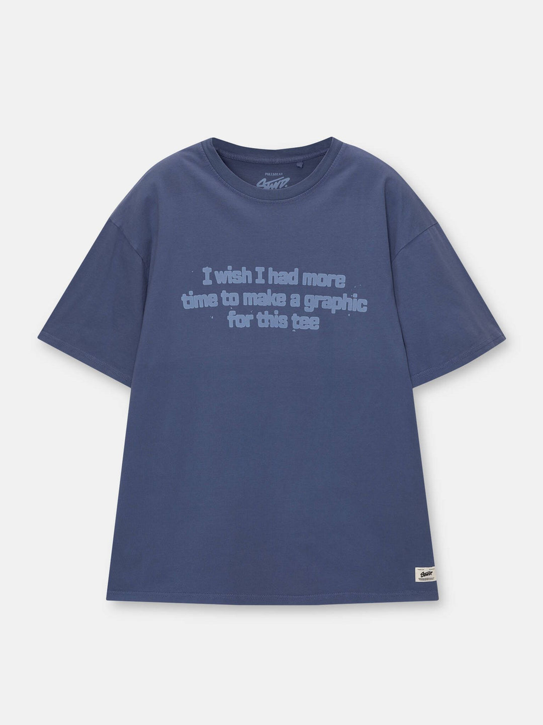 Moudda PULL & BEAR - T-Shirt STWD Lavé More Time Denim Wall - Tunisie 1