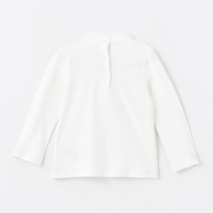 Moudda LC Waikiki - Body jersey basique manches longues Fille Ecru - Tunisie 2